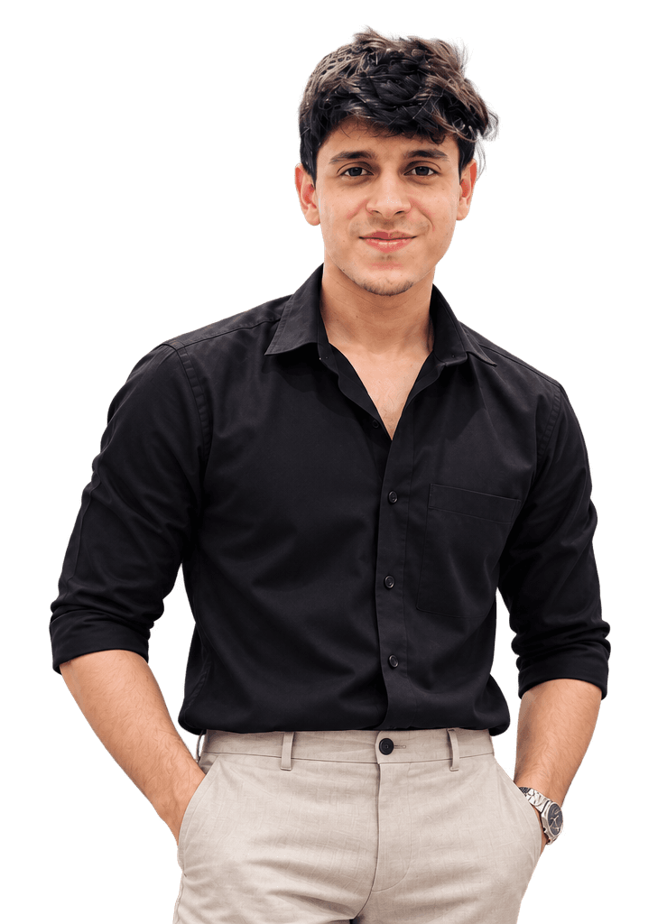 Full supplied portrait of Syed Aliyaan Ahmed